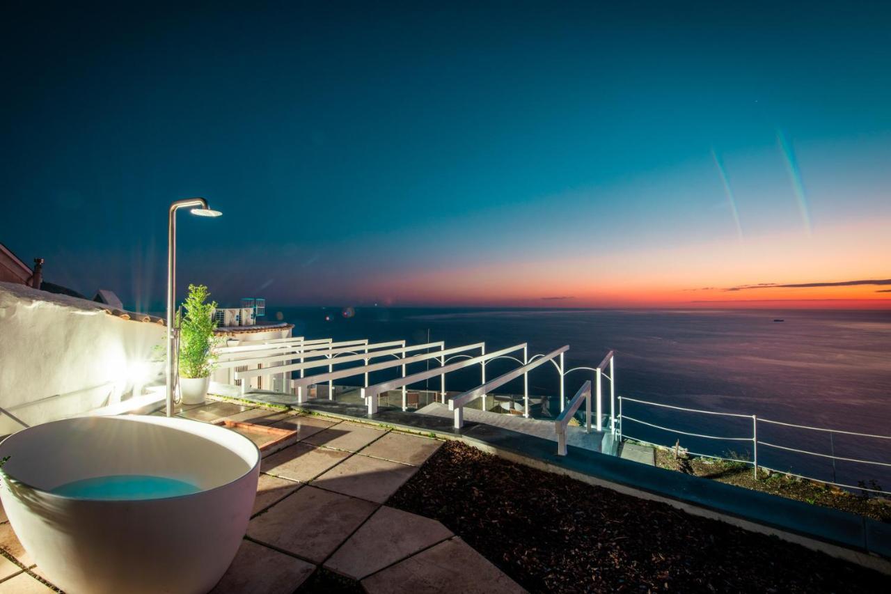 Villa La Tagliata Spectacular Jacuzzi Tub Amazing View And Private Parking Garage Positano Zewnętrze zdjęcie