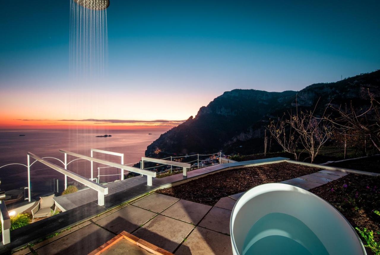 Villa La Tagliata Spectacular Jacuzzi Tub Amazing View And Private Parking Garage Positano Zewnętrze zdjęcie