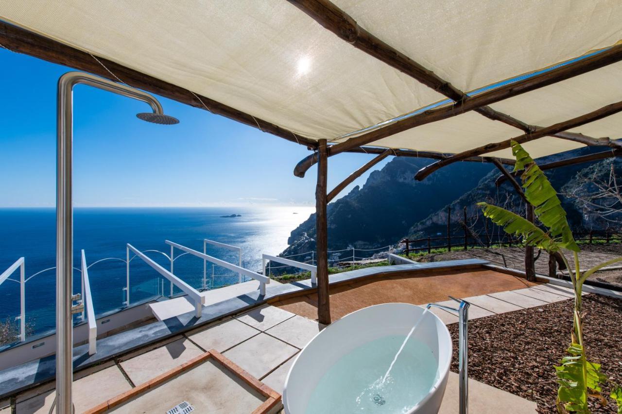 Villa La Tagliata Spectacular Jacuzzi Tub Amazing View And Private Parking Garage Positano Zewnętrze zdjęcie