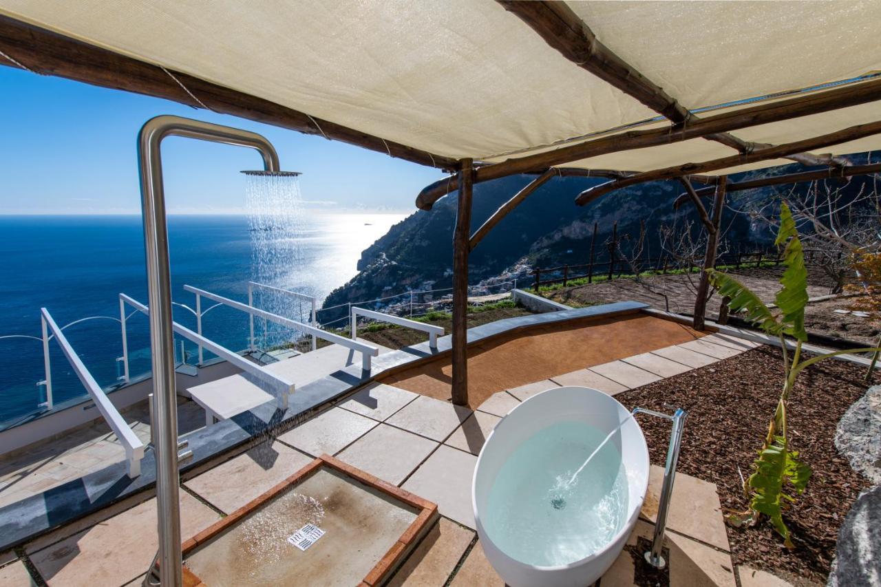 Villa La Tagliata Spectacular Jacuzzi Tub Amazing View And Private Parking Garage Positano Zewnętrze zdjęcie