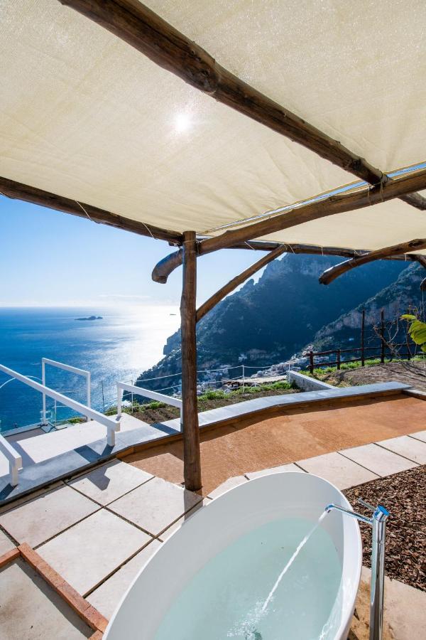 Villa La Tagliata Spectacular Jacuzzi Tub Amazing View And Private Parking Garage Positano Zewnętrze zdjęcie