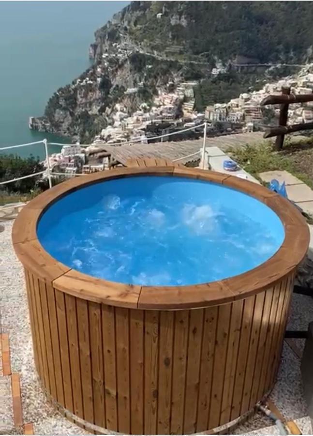 Villa La Tagliata Spectacular Jacuzzi Tub Amazing View And Private Parking Garage Positano Zewnętrze zdjęcie